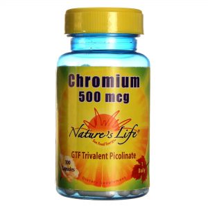 Comprar Nature's Life Cromo 500 mcg 100 Cápsulas