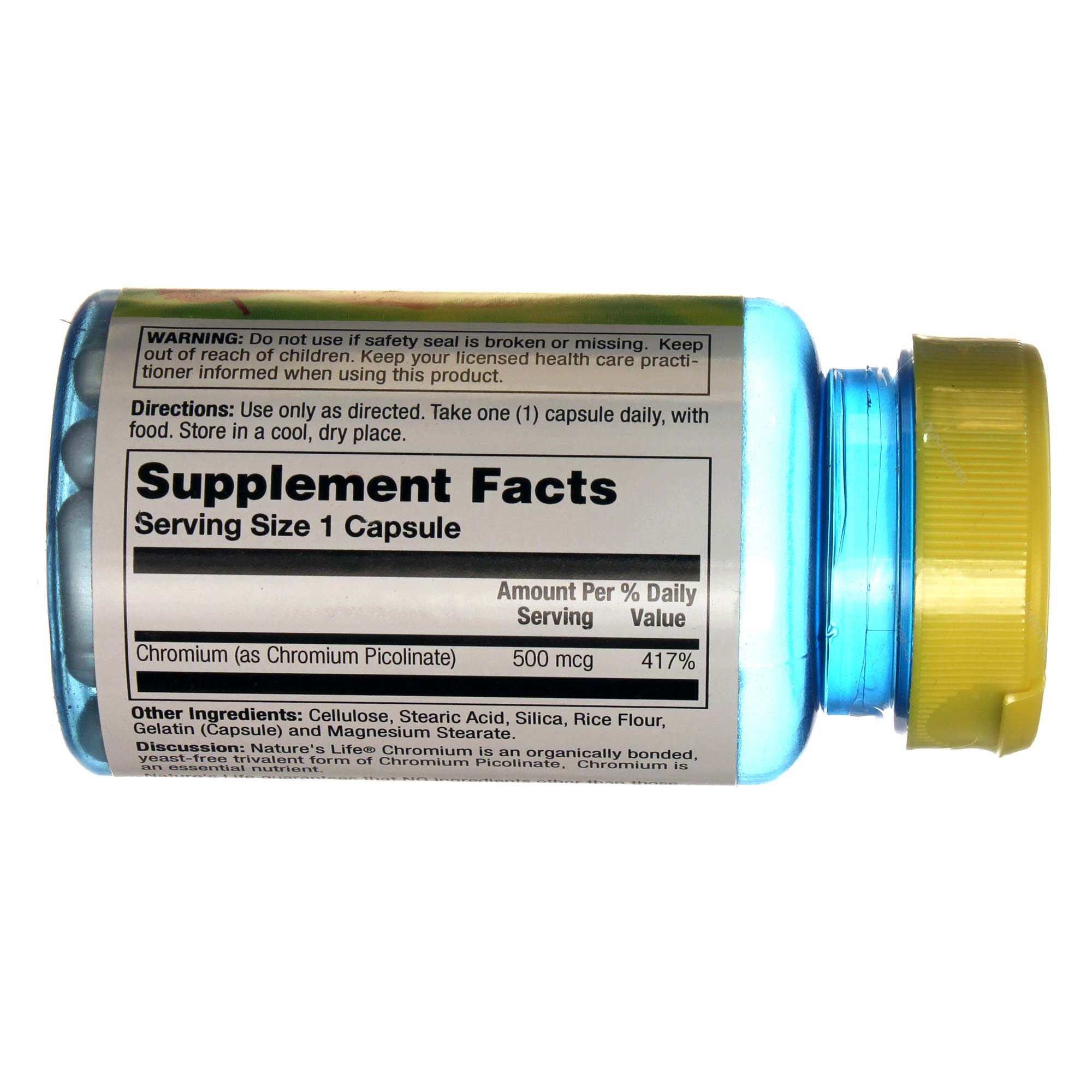 Comprar Nature's Life Cromo 500 mcg 100 Cápsulas - Imagem 2