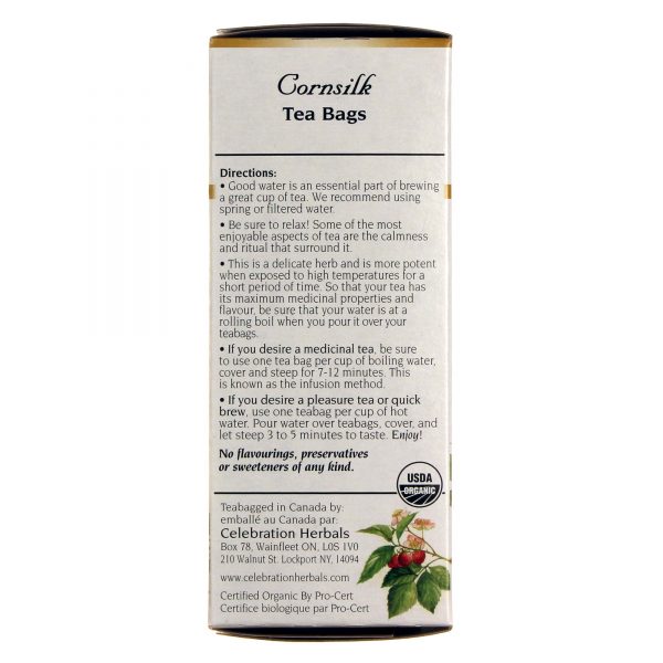Comprar Celebration Herbals Herbal Tea, Chá de Seda de Milho - 24 Saquinhos de Chá - Imagem 4