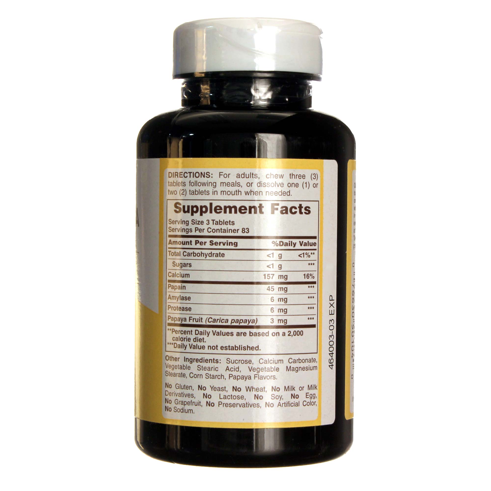 Comprar American Health, Enzimas do Mamão Original - 250 Tabletes - Imagem 2