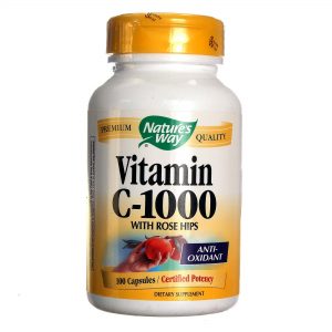 Comprar Nature's Way, Vitamina C-1000 com Rosa Mosqueta - 100 Cápsulas