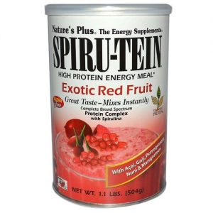 Comprar Nature's Plus, Proteína Spiru-Tein®, Frutas Vermelhas Exóticas - 504 g