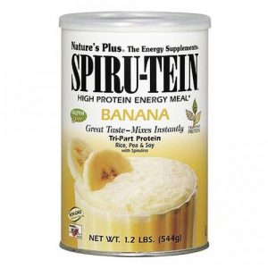 Comprar Nature's Plus, Proteína Spiru-Tein®, Banana - 544 g