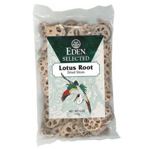 Comprar Eden Foods, Fatias Secas de Raiz de Lotus - 115 g
