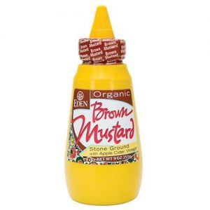 Comprar Eden Foods, Mostarda Marrom Orgânica - 255 g