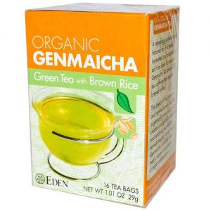 Comprar Eden Foods, Chá Verde Orgânico Genmaicha com Arroz Integral - 16 Saquinhos de Chá