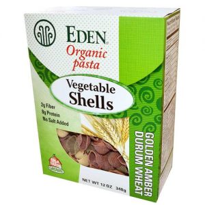 Comprar Eden Foods, Pasta Orgânica Conchas Vegetais - 340 g