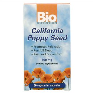 Comprar Bio Nutrition, Semente de Papoula da Califórnia - 60 Cápsulas Vegetarianas