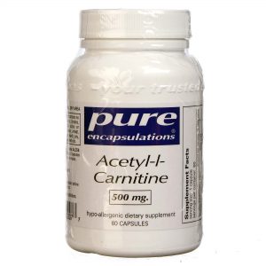Comprar Pure EnCápsulasulations Acetil-L-Carnitina 500 mg 60 Cápsulas