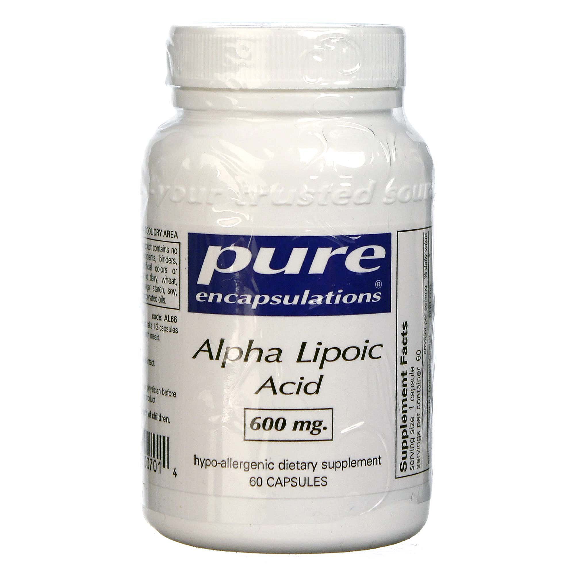 Comprar Pure EnCápsulasulations Ácido alfa-lipóico 60 Cápsulas Vegetarianas