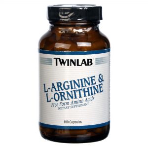 Comprar Twinlab, L-Arginina e L-Ornitina - 100 Cápsulas