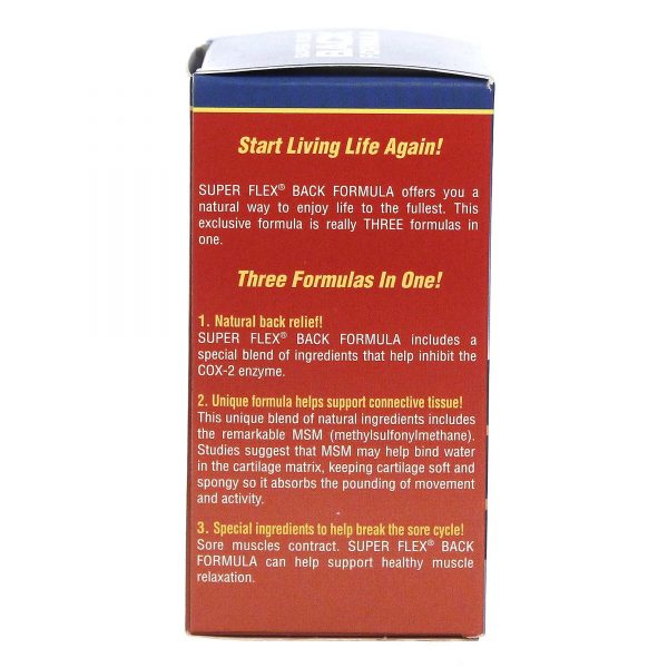 Comprar Natural Balance, Fórmula Super Flex® Back - 60 Tabletes - Imagem 4
