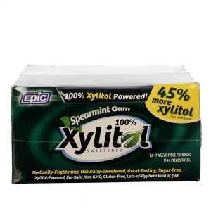 Comprar Epic Dental, Goma de Mascar 100% Xylitol® - 12 pacotes com 12 Gomas (cada)