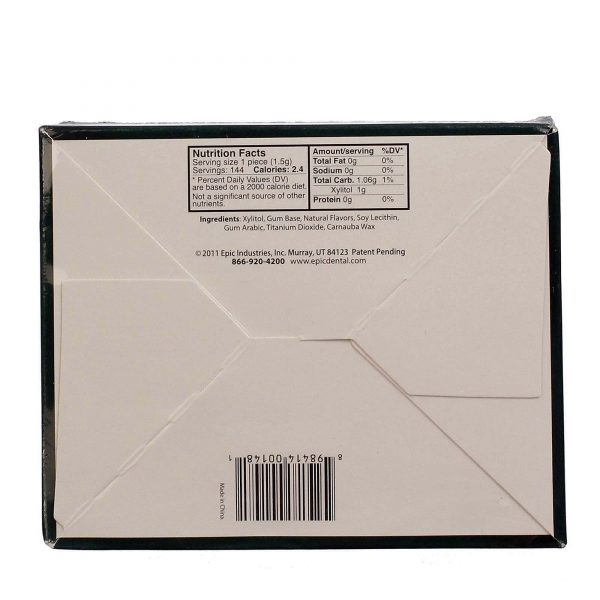Comprar Epic Dental, Goma de Mascar 100% Xylitol® - 12 pacotes com 12 Gomas (cada) - Imagem 4