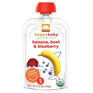 Comprar Happy Baby Organic, Estágio 2 de comida para bebês Combos Simples - 99g (3,6 oz) por bolsa