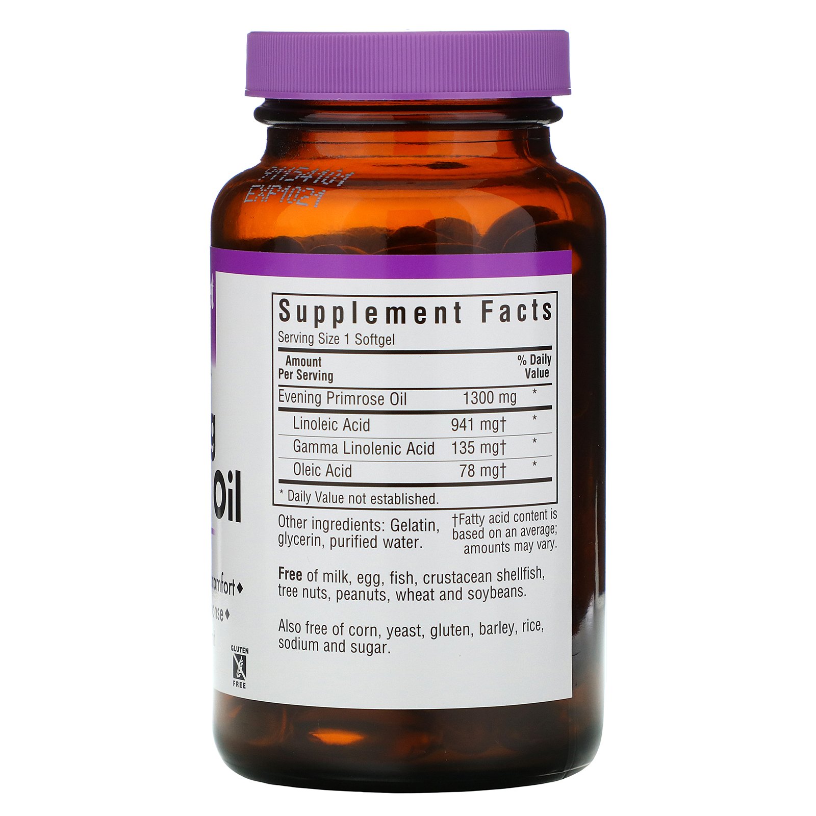 Comprar Bluebonnet Nutrition, Óleo de prímula, 1300 mg, 90 cápsulas de softgel - Imagem 2