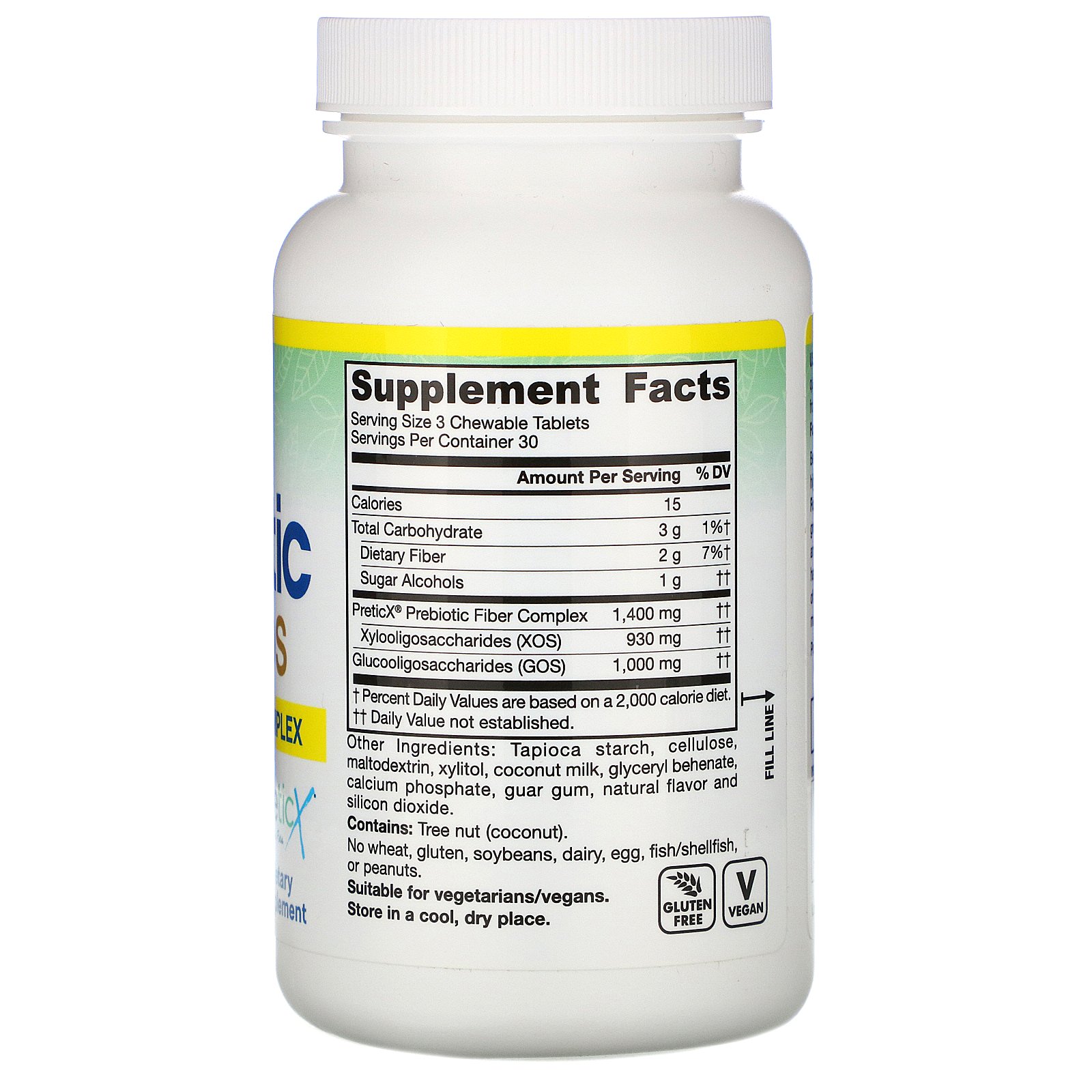 Comprar Jarrow Formulas, Prebióticos XOS+GOS, 90 Comprimidos Mastigáveis - Imagem 2