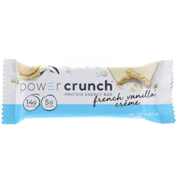 Comprar BNRG, Power Crunch Protein Energy Bar, Creme de Baunilha Francês, 12 Barrinhas, 40 g (1,4 oz) Cada - Imagem 4