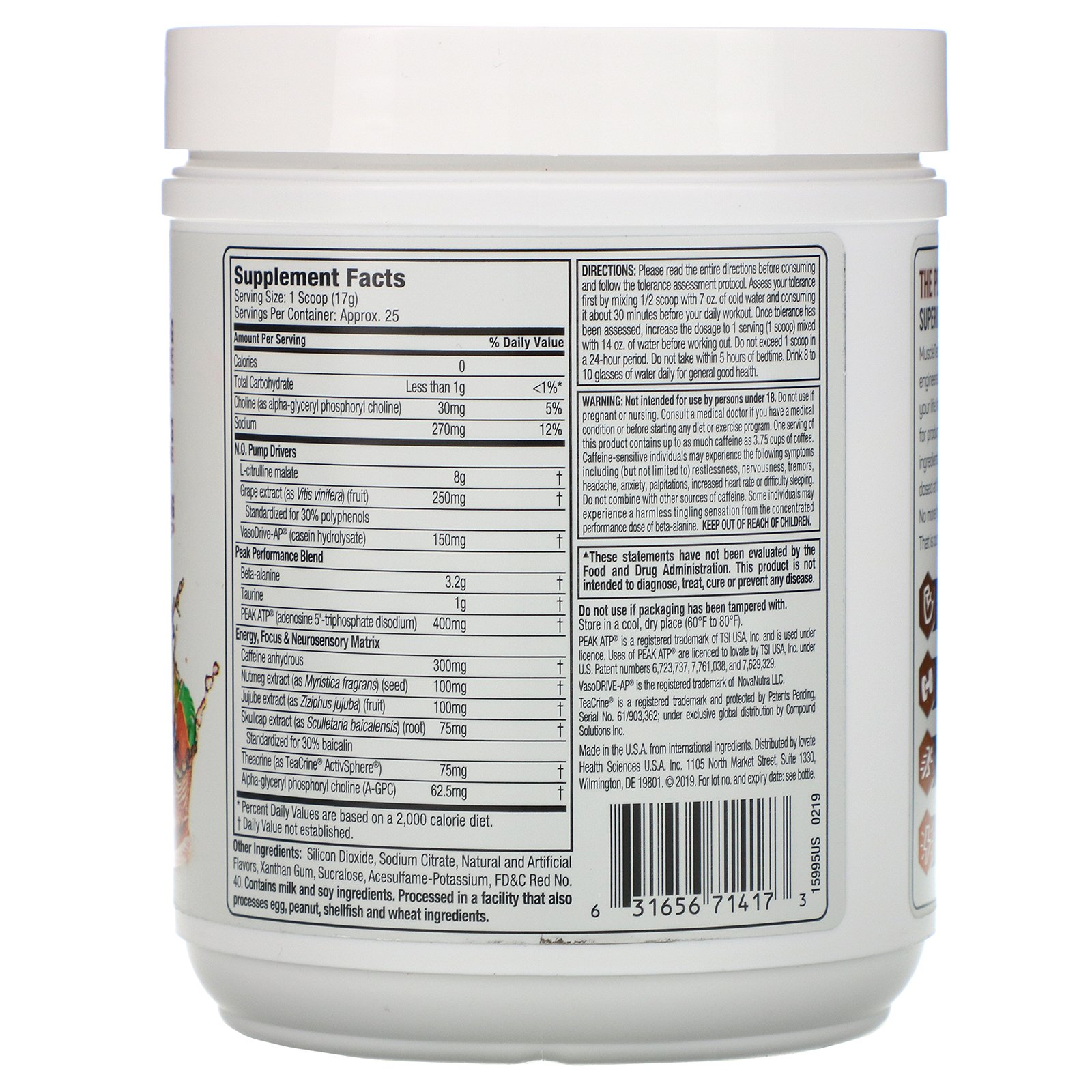 Comprar Muscletech, Peak Series, Pré-Treino, Goma em Formato de Minhoca, 435 g (15,34 oz) - Imagem 2