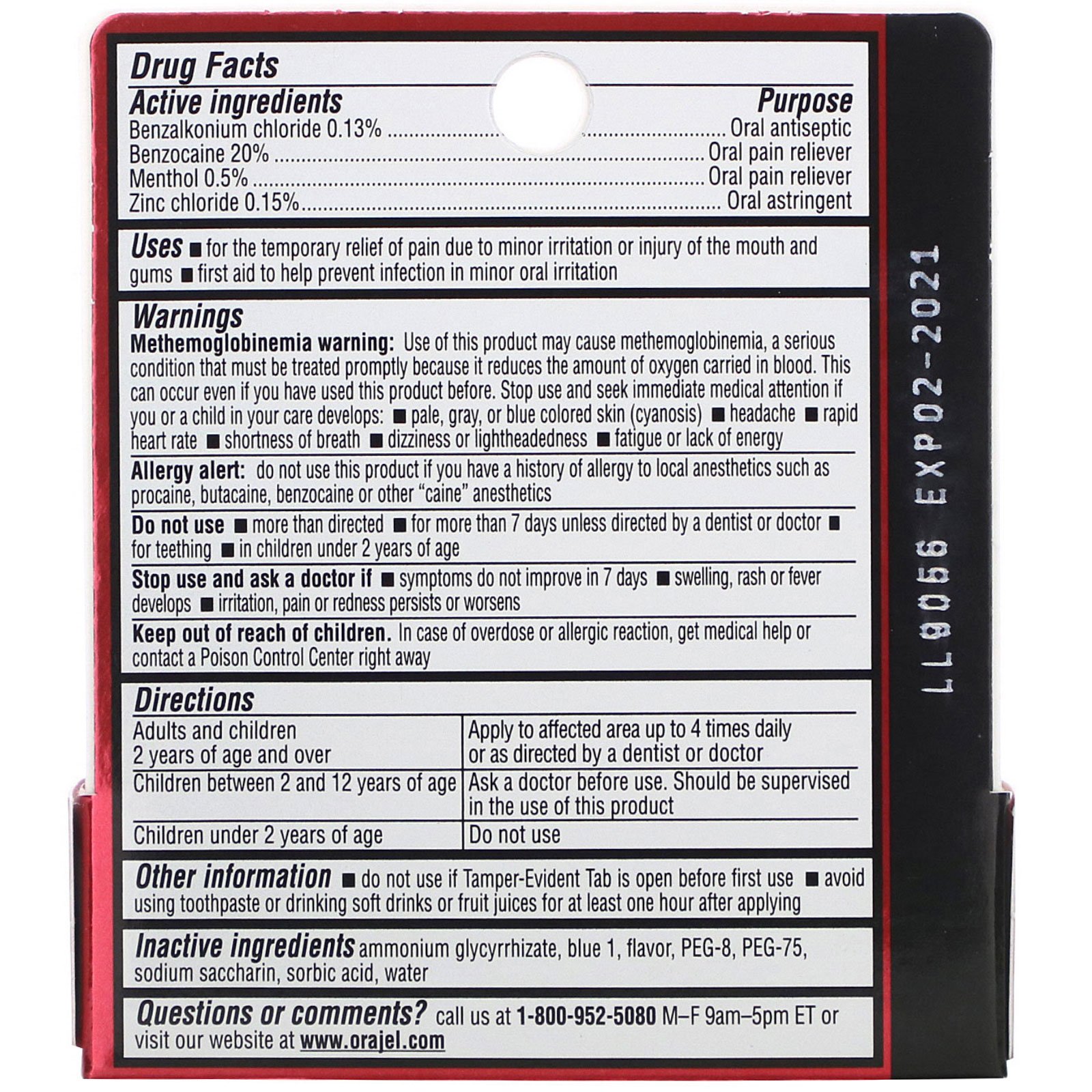 Comprar Orajel, 4X Medicated for Toothache & Gum, Instant Pain Relief Gel, 0.25 oz (7.0 g) - Imagem 2