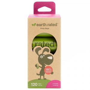 Comprar Earth Rated, Sacos de Lixo para Cães, Perfumado com Lavanda, 120 Sacos, 8 Rolos de Refil