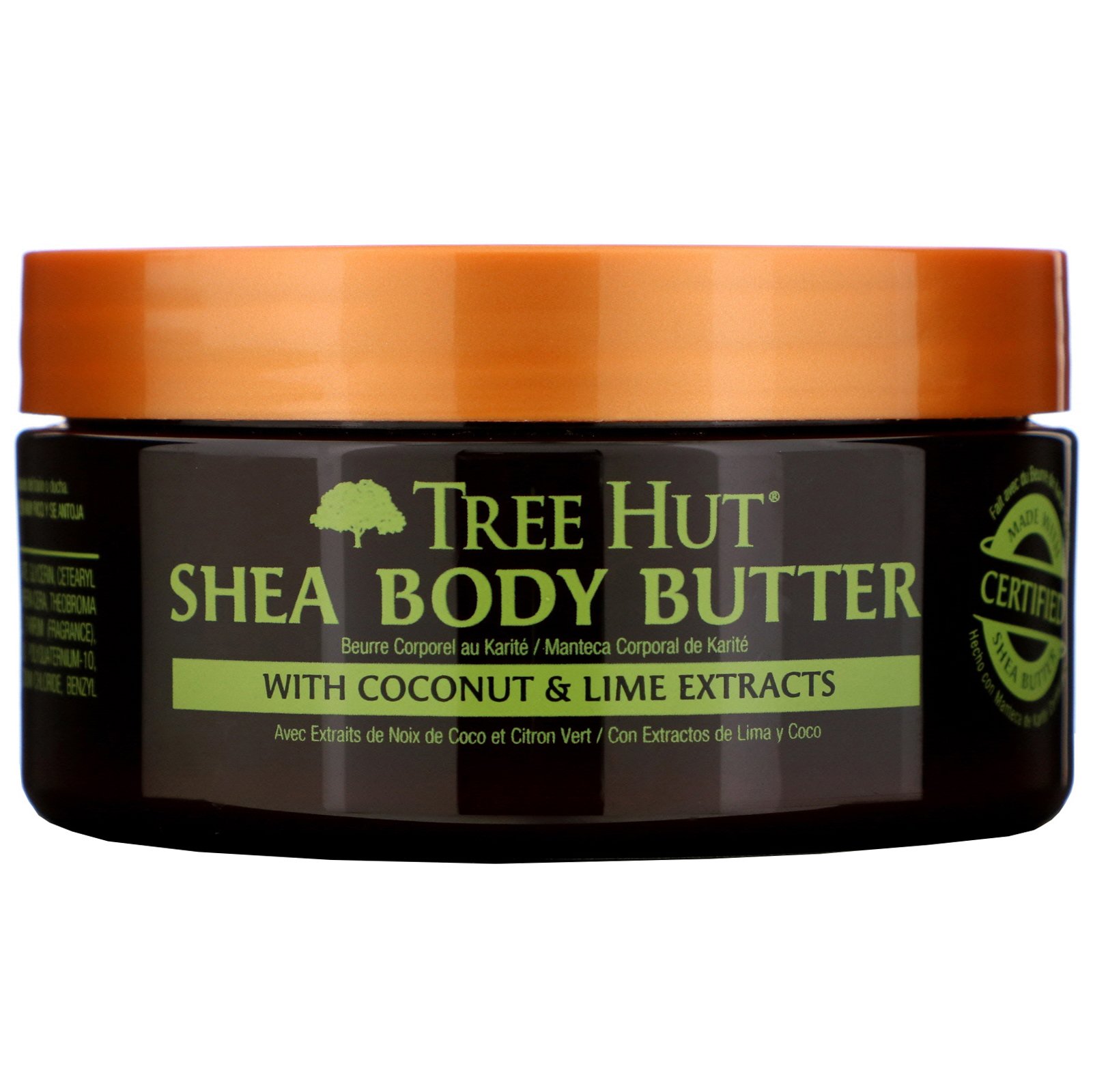 Comprar Tree Hut, Manteiga de Karité Hidratante Corporal Intensa 24h, Lima e Coco, 7 oz (198 g) - Imagem 3