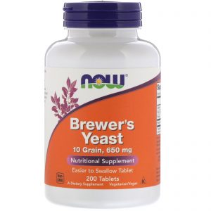 Comprar Now Foods, Levedura de Cerveja, 200 Comprimidos