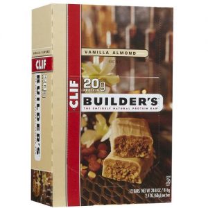 Comprar Clif Bar, Builder's Barra Proteica - Amêndoa de Baunilha - 12 Barras