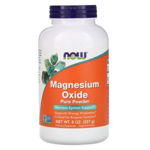 Comprar Now Foods, Óxido de Magnésio em Pó Puro, 227 g (8 oz)