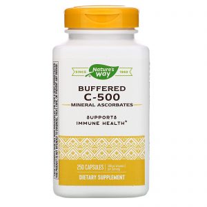 Comprar Nature's Way, Buffered C-500, 500 mg, 250 Capsules