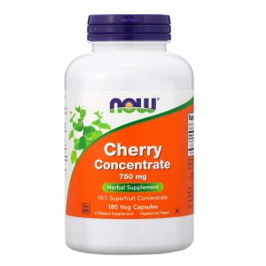 Comprar Now Foods, Cherry Concentrate, 750 mg, 180 Veg Capsules