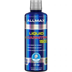 Comprar ALLMAX Nutrition, L-Carnitina Líquida 1500, Framboesa Azul, 16 oz (473 ml)