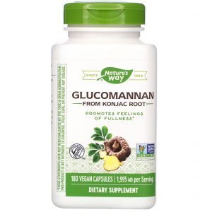 Comprar Nature's Way, Glucomannan from Konjac Root, 1,995 mg, 180 Vegan Capsules