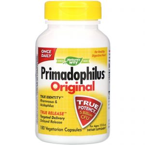 Comprar Nature's Way, Primadophilus, Original, Idade 12 e Acima, 5 bilhões de UFCs, 180 Cápsulas Vegetais