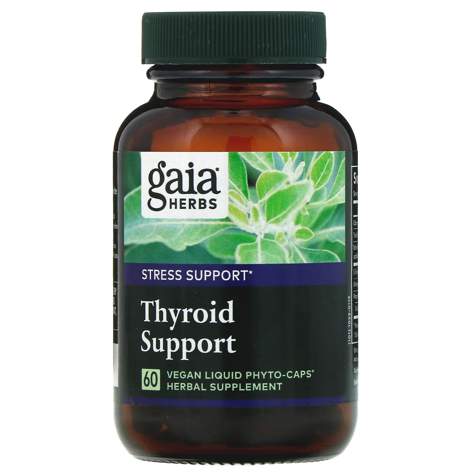 Comprar Gaia Herbs, Suporte para a Tireoide, 60 Fitocápsulas Líquidas Veganas - Imagem 3