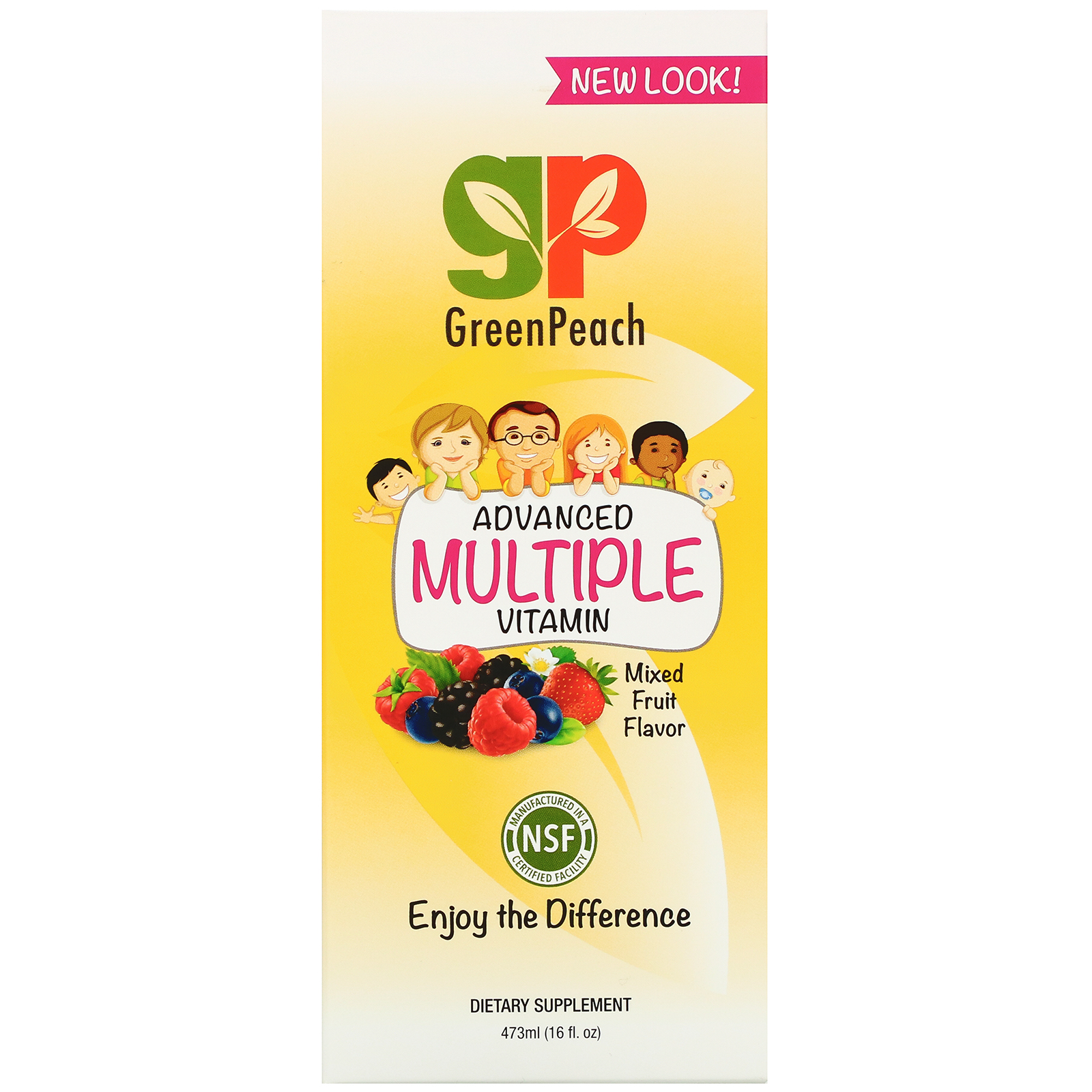 Comprar GreenPeach, Advanced Multiple Vitamin, Mixed Fruit Flavor, 16 fl oz (473 ml)