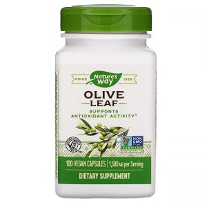 Comprar Nature's Way, Folha de Oliveira, 1.500 mg, 100 Cápsulas Veganas