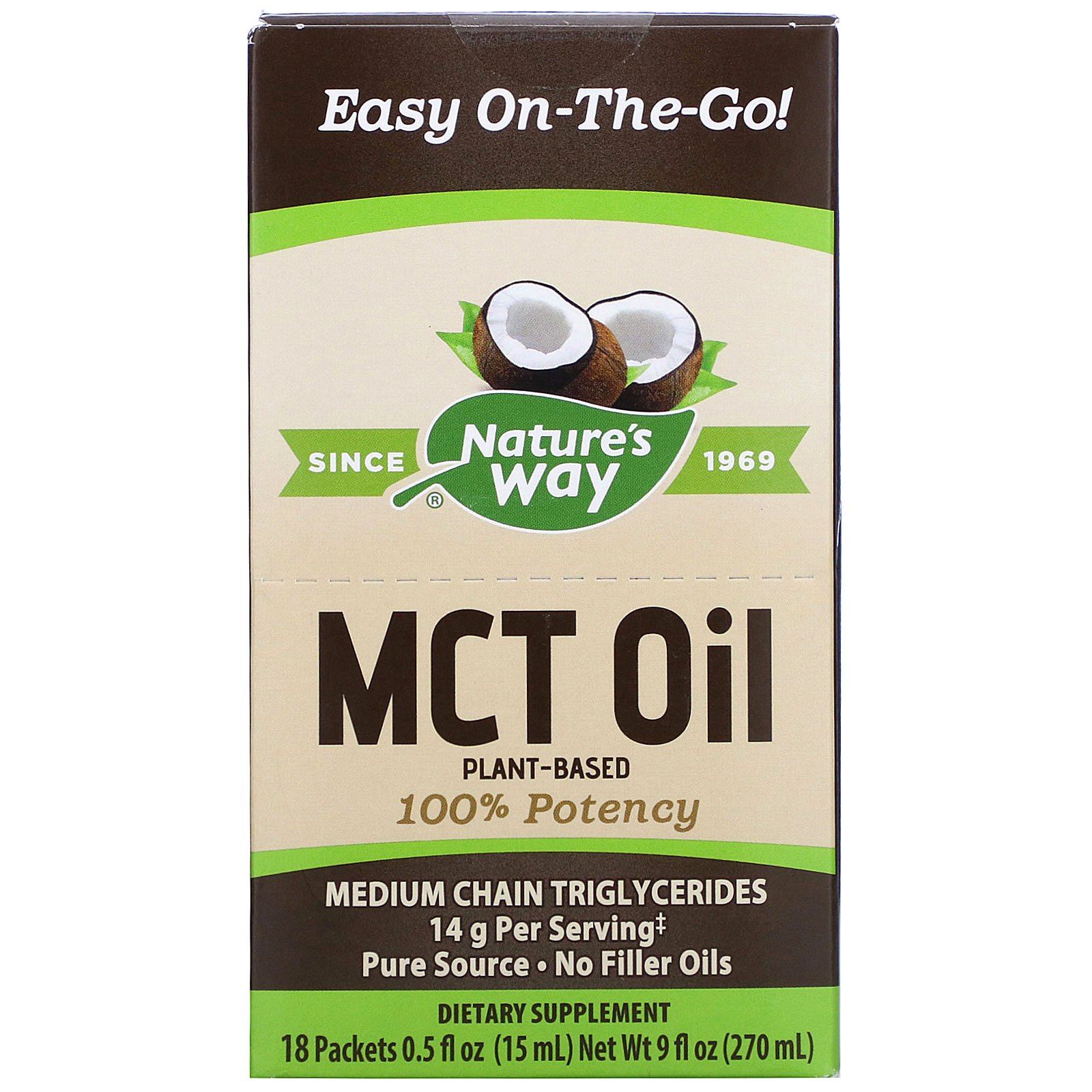Comprar Nature's Way, Óleo de TCM, 18 Pacotes, 15 ml Cada