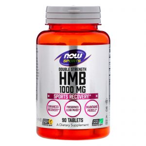 Comprar Now Foods, HMB, Força Dupla, 1.000 mg, 90 Comprimidos