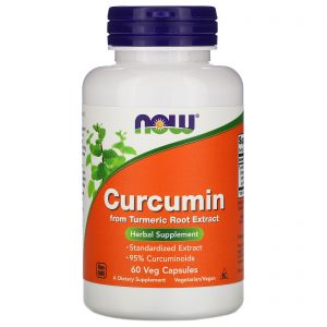 Comprar Now Foods, Curcumina, 60 Cápsulas Vegetais