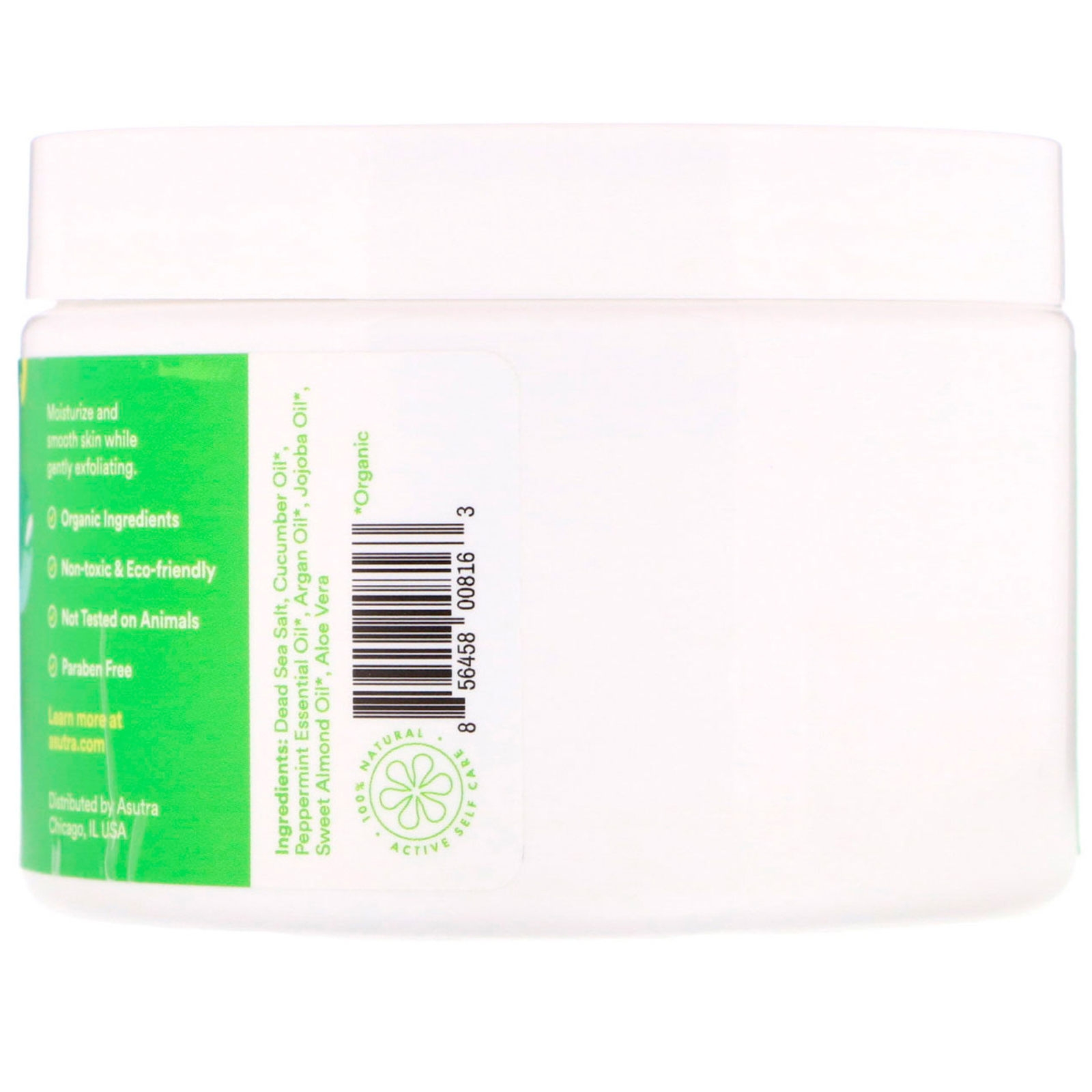 Comprar Asutra, Esfolie Ao Longo do Dia, Esfoliante Corporal, Pepino Refrescante, 12 oz (350 g) - Imagem 2