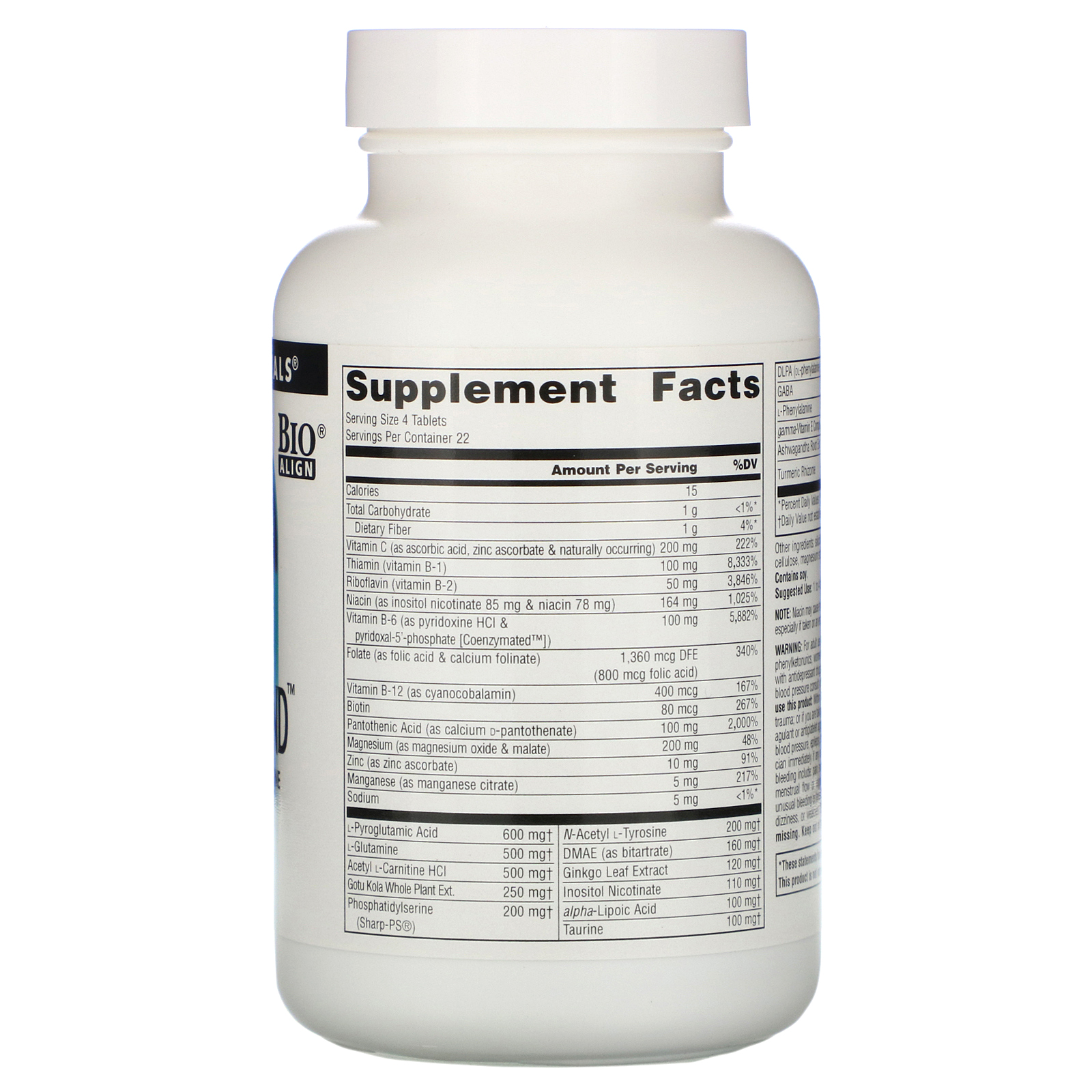 Comprar Source Naturals, Higher Mind, 90 Comprimidos - Imagem 2
