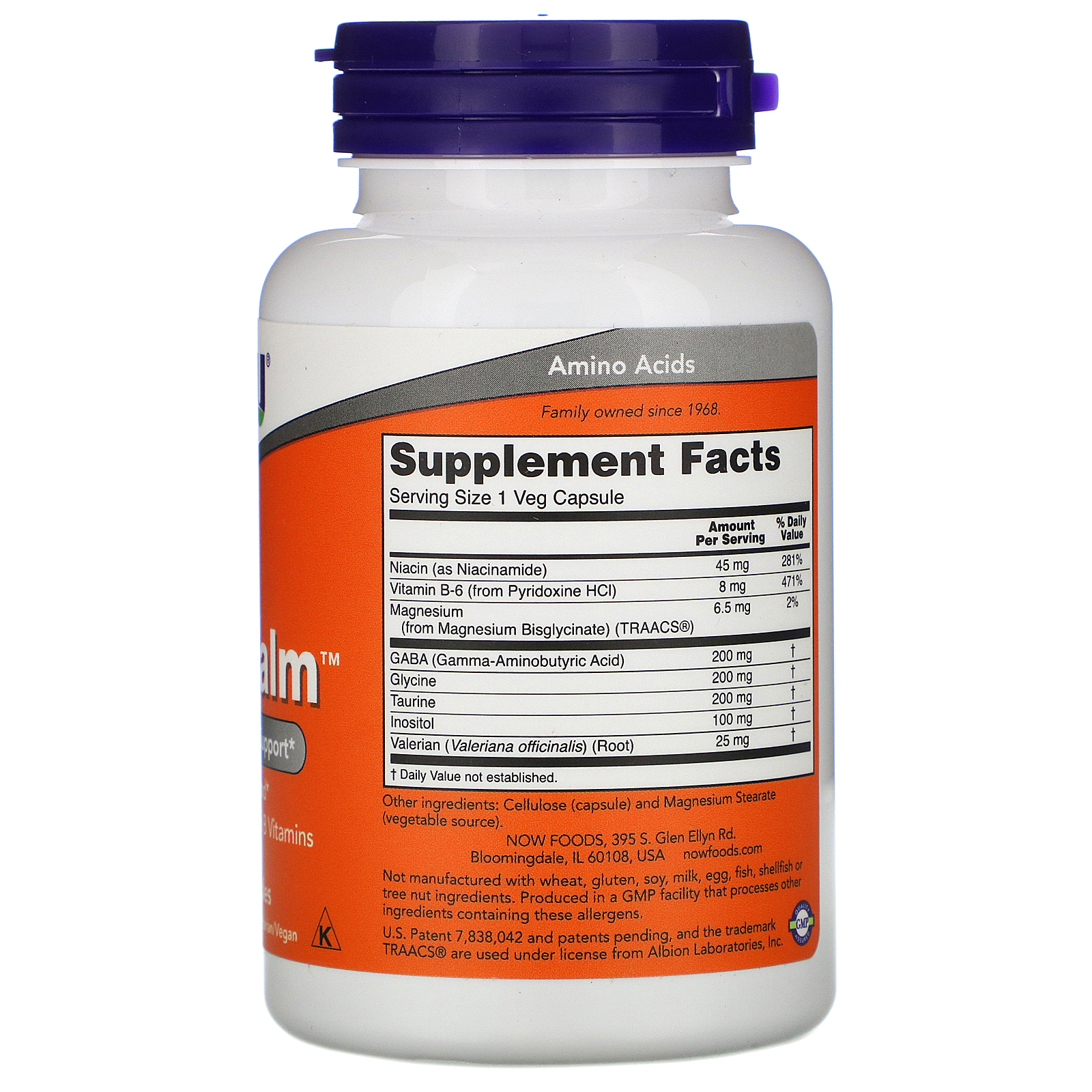 Comprar Now Foods, True Calm, 90 Cápsulas Vegetais - Imagem 2