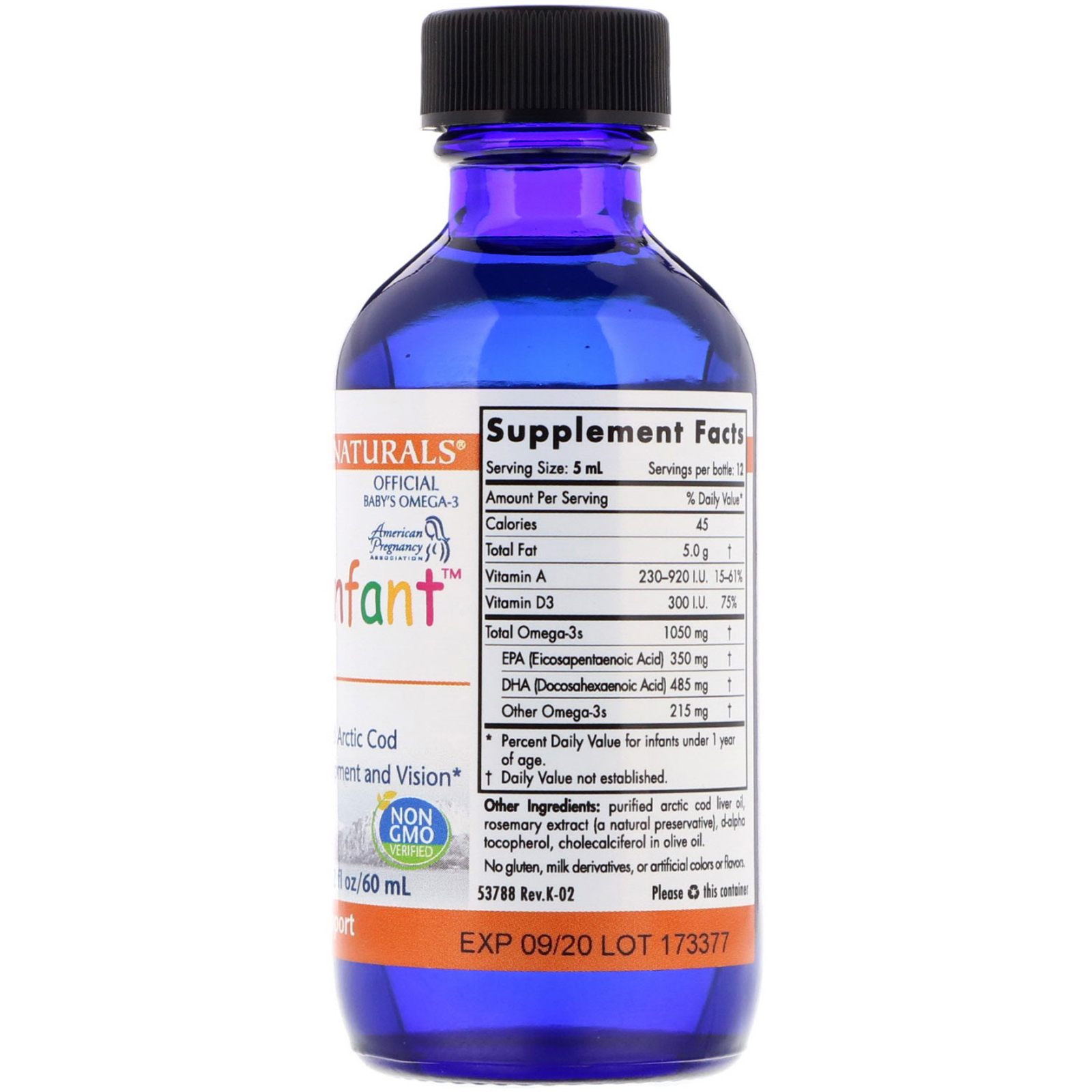 Comprar Nordic Naturals, DHA Infant with Vitamin D3, 2 fl oz (60 ml) - Imagem 2