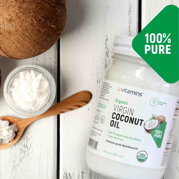 Comprar Óleo de Coco Orgânico eVitamins 355 ml - Imagem 4