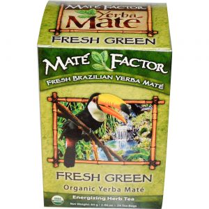Comprar Mate Factor, Chá Verde Erva-Mate Orgânica - 24 Saquinhos
