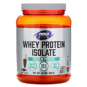 Comprar Now Foods, Esportes, Isolado de Proteína de Soro do Leite, Chocolate holandês, 816 g (1,8 lbs)
