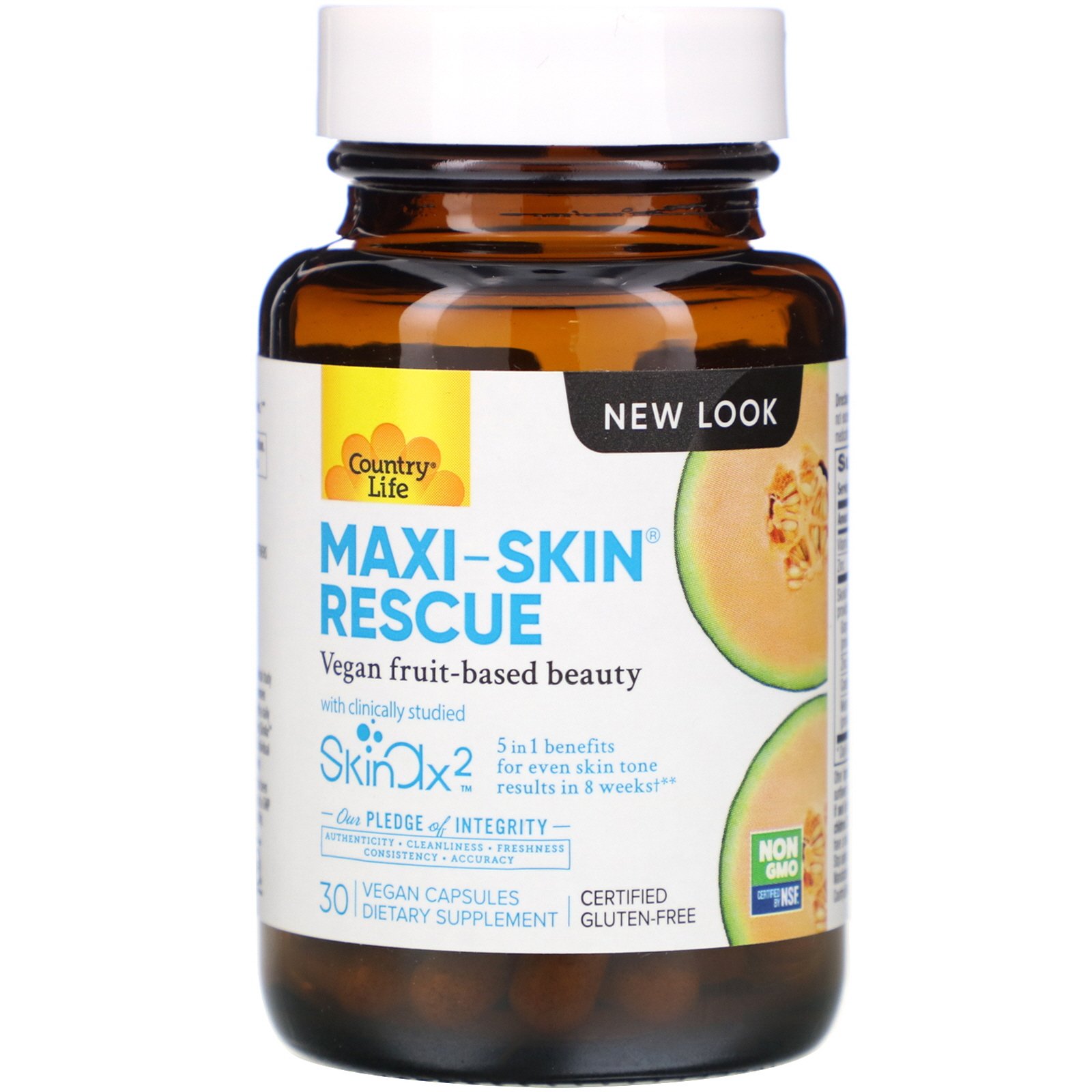 Comprar Country Life, Recuperação Maxi-Skin, 30 Cápsulas Veganas