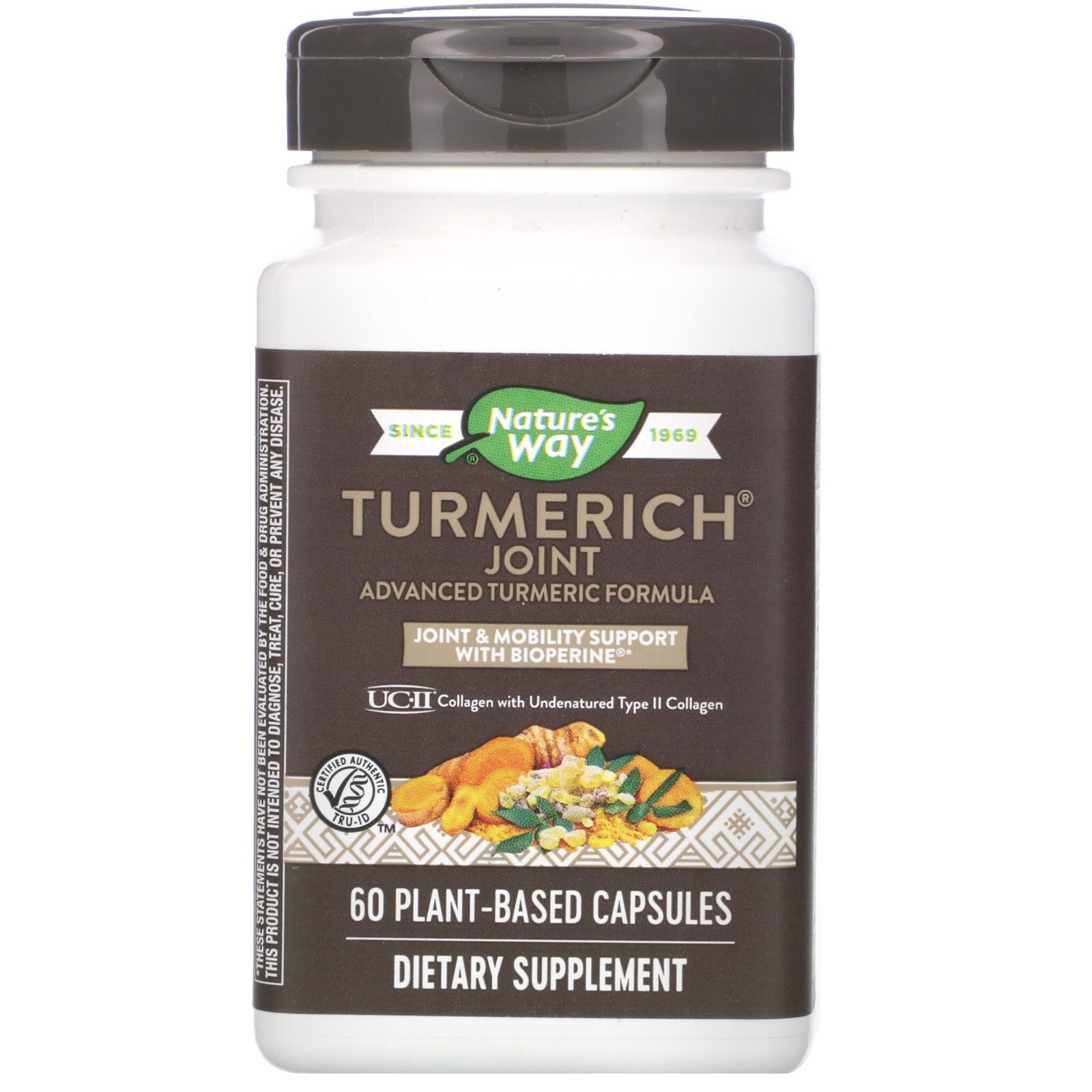 Comprar Nature's Way, Turmerich, Articulações, 400 mg, 60 Cápsulas à Base de Plantas