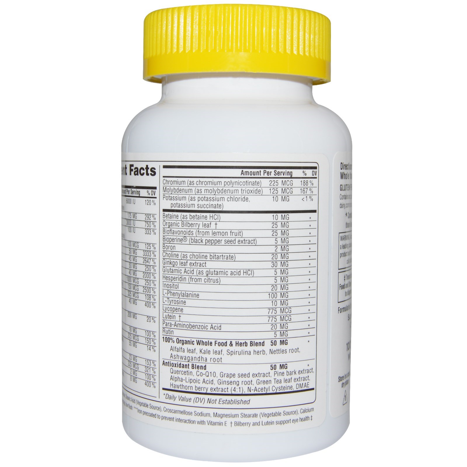 Comprar Super Nutrition, SimplyOne, Multivitamínico de Poder Triplo para Homens com 50 ou Mais, 90 Comprimidos - Imagem 3